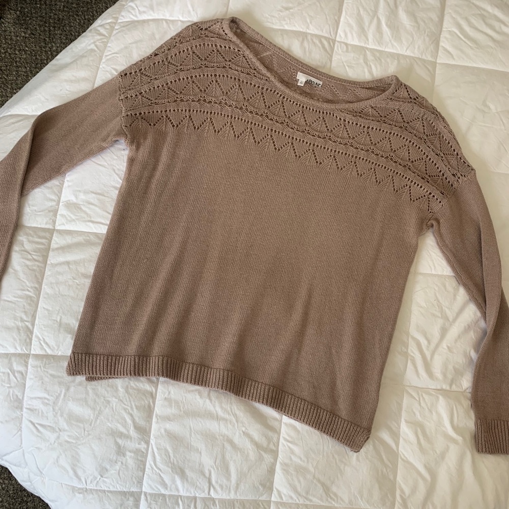 Abound Eyelet Sweater
